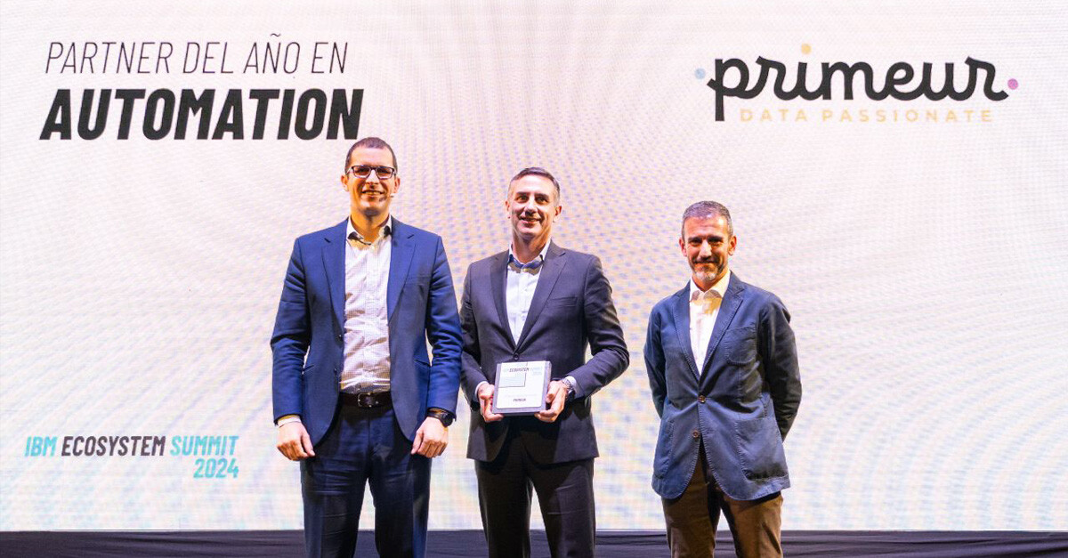 Primeur named by IBM Automation Partner of the year 2024